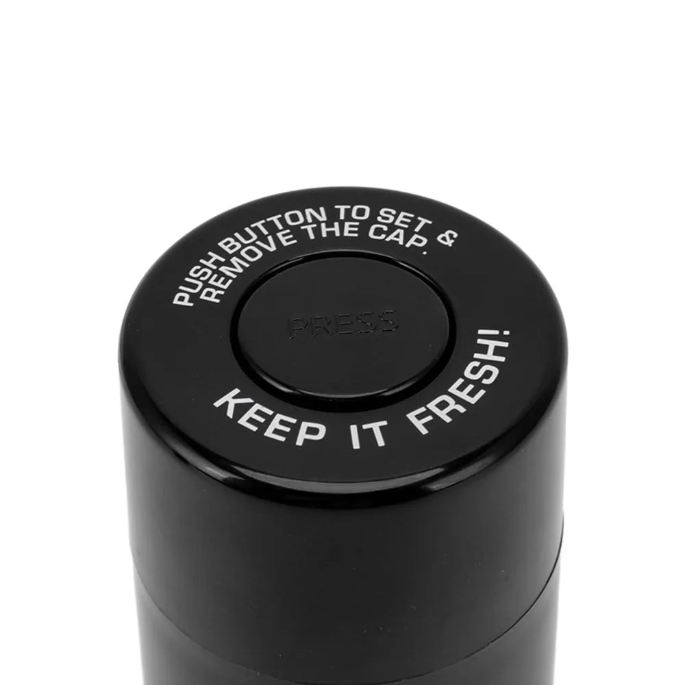 Round Airtight Stash Jar Plastic Compact Smell Proof Container Moisture Resistant Leak Proof Herb Storage Case Tea Storage