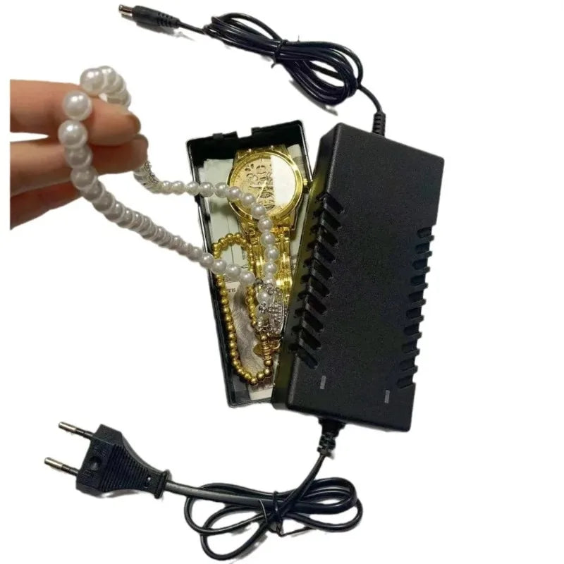 Fake Laptop Charger Hidden Storage Box Secret Stash Safe Case for Valuables Cash Keys Jewelry Small Personal Items Storage