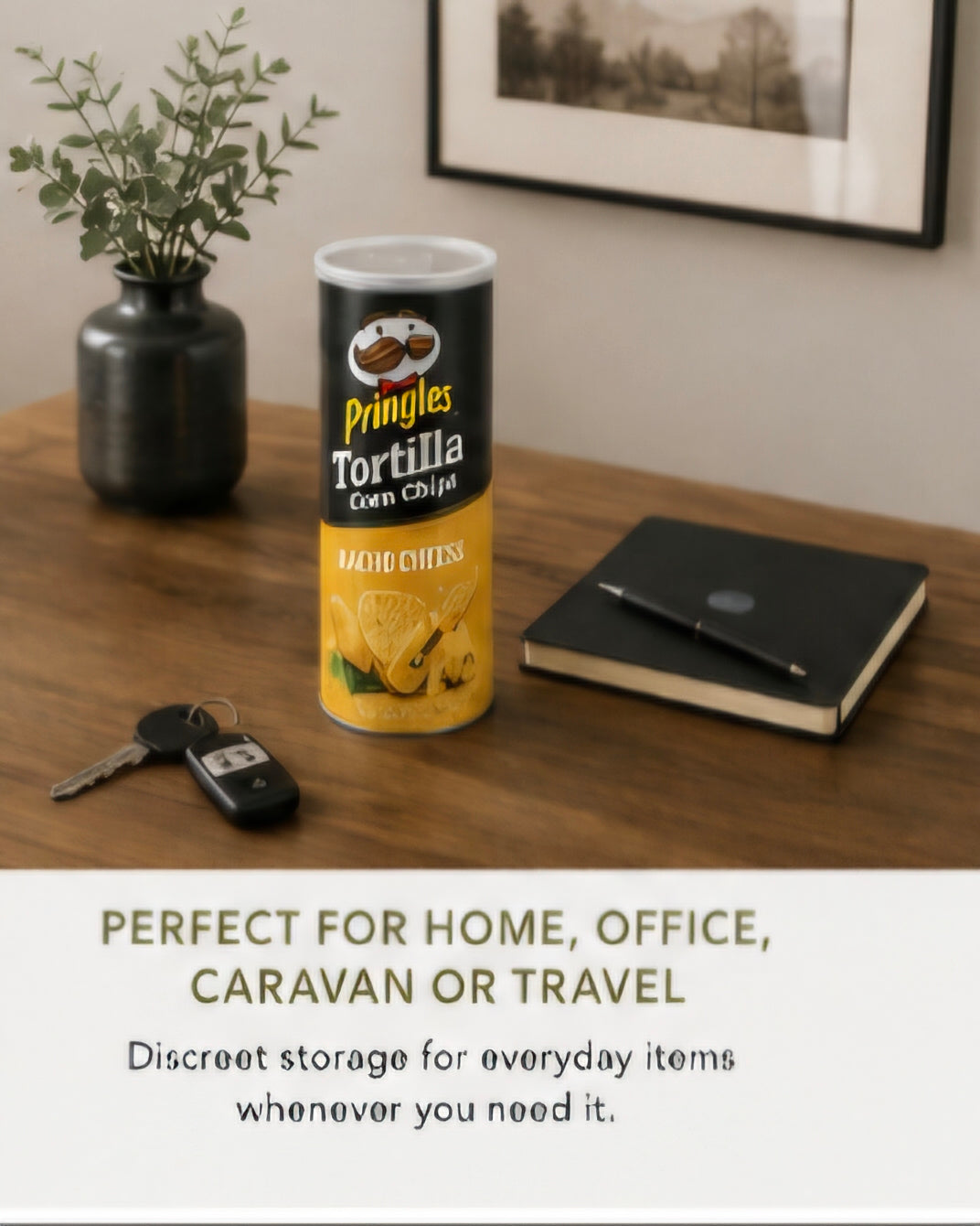 Tortilla Chips Hidden Storage Can