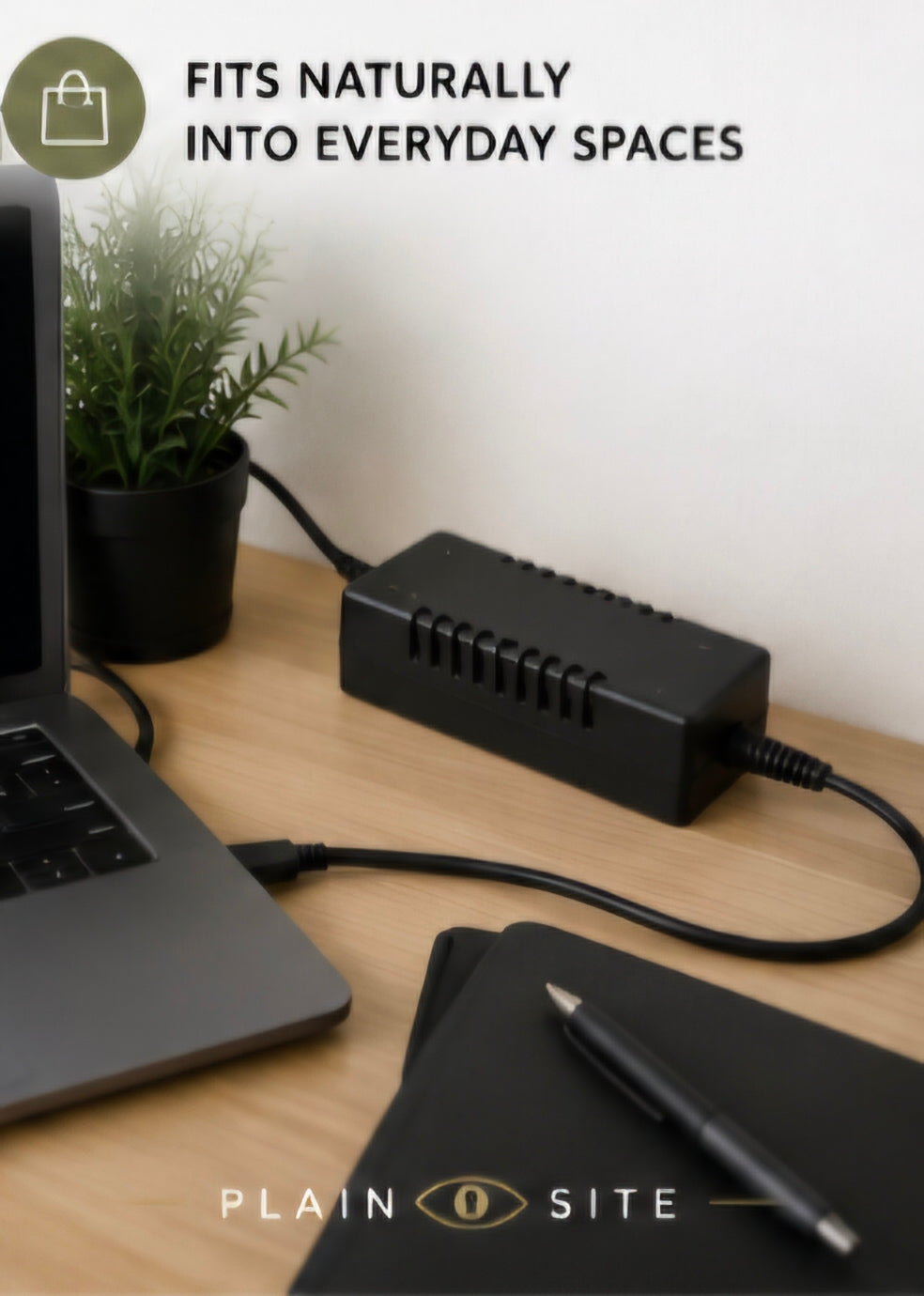 Hidden Laptop Charger Storage Box