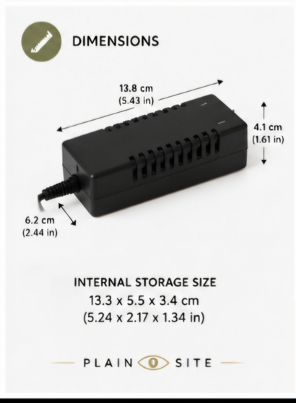 Hidden Laptop Charger Storage Box