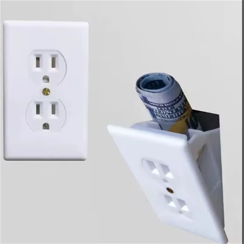 Creative Home Hidden Sight Secret Wall Socket Storage Box Hide Pill Jewellery Security Container Stash Coin Cash And Small Items
