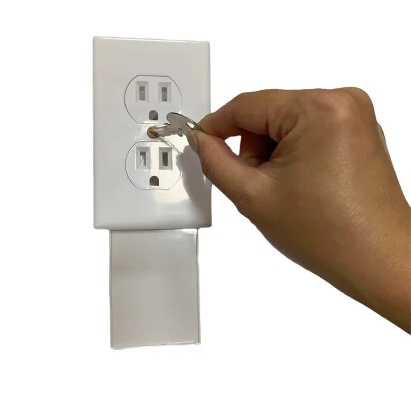 Creative Home Hidden Sight Secret Wall Socket Storage Box Hide Pill Jewellery Security Container Stash Coin Cash And Small Items