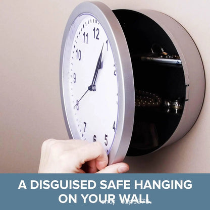 Hidden Wall Clock Storage Safe | Plain Site