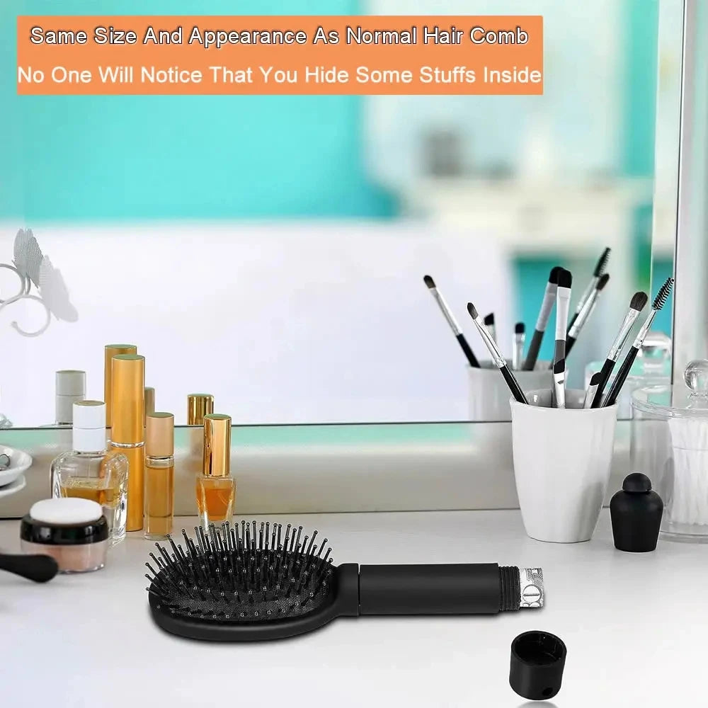 Creative Hair Comb ⁣⁣⁣⁣Hidden Storage Secret Sight Diversion Compartment Concealment Travel Stash Safe Hide Cash Ring Necklace