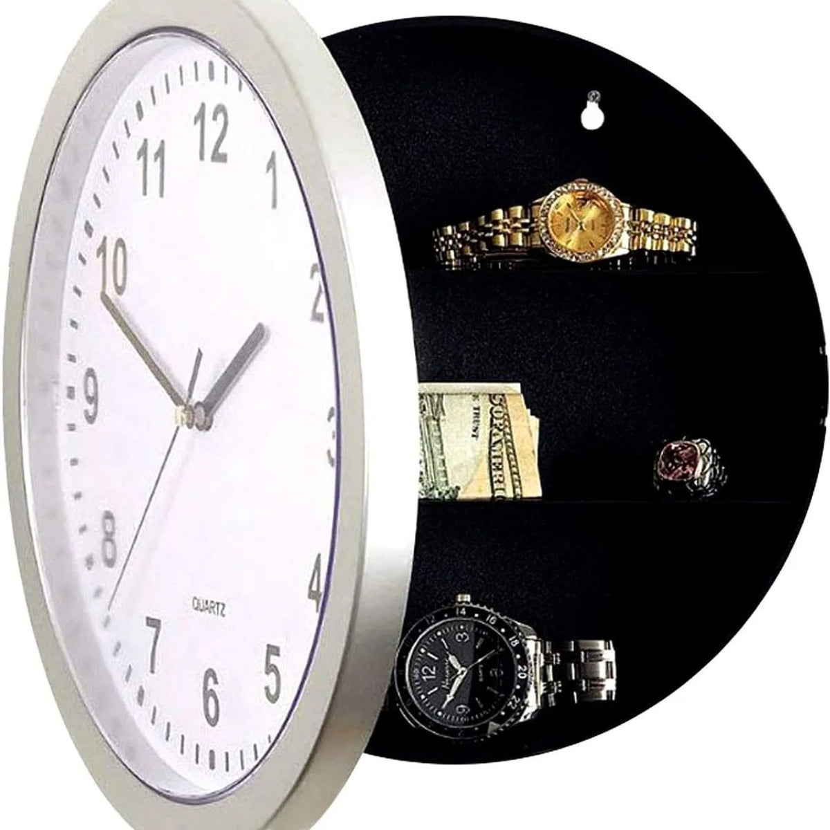 Hidden Wall Clock Storage Safe | Plain Site