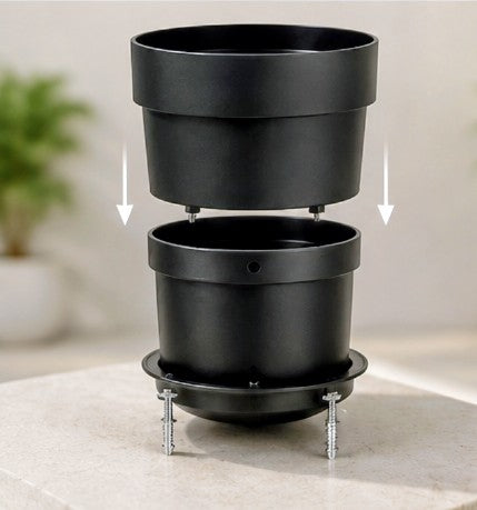 Hidden Flower Pot Storage Safe | Lockable Planter with Secret Compartment