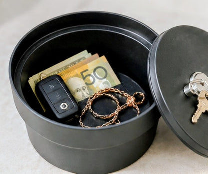 Hidden Flower Pot Storage Safe | Lockable Planter with Secret Compartment