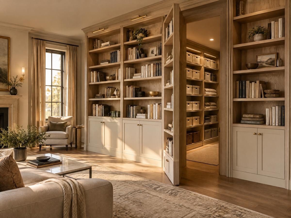 Large — The Pivoting Library Wall